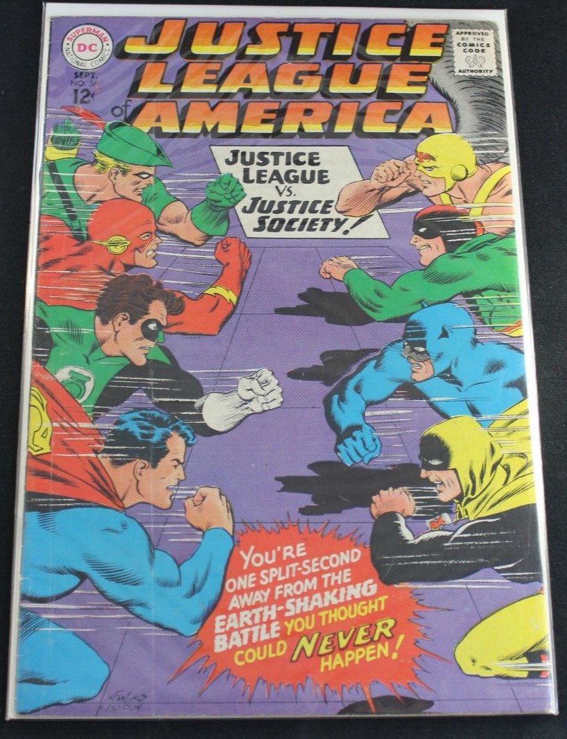 1967 Justice League of America 56 JLA Vs. JSA VG Comic
