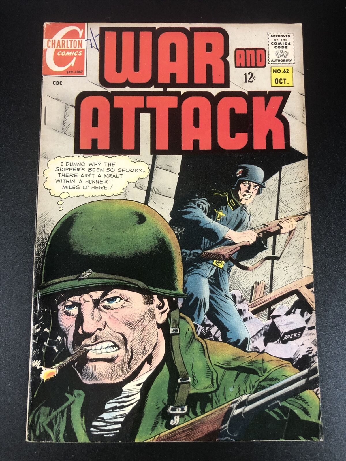 War And Attack Volume 2 #62 Charlotte Comics GD Oct 1967 Silver Age