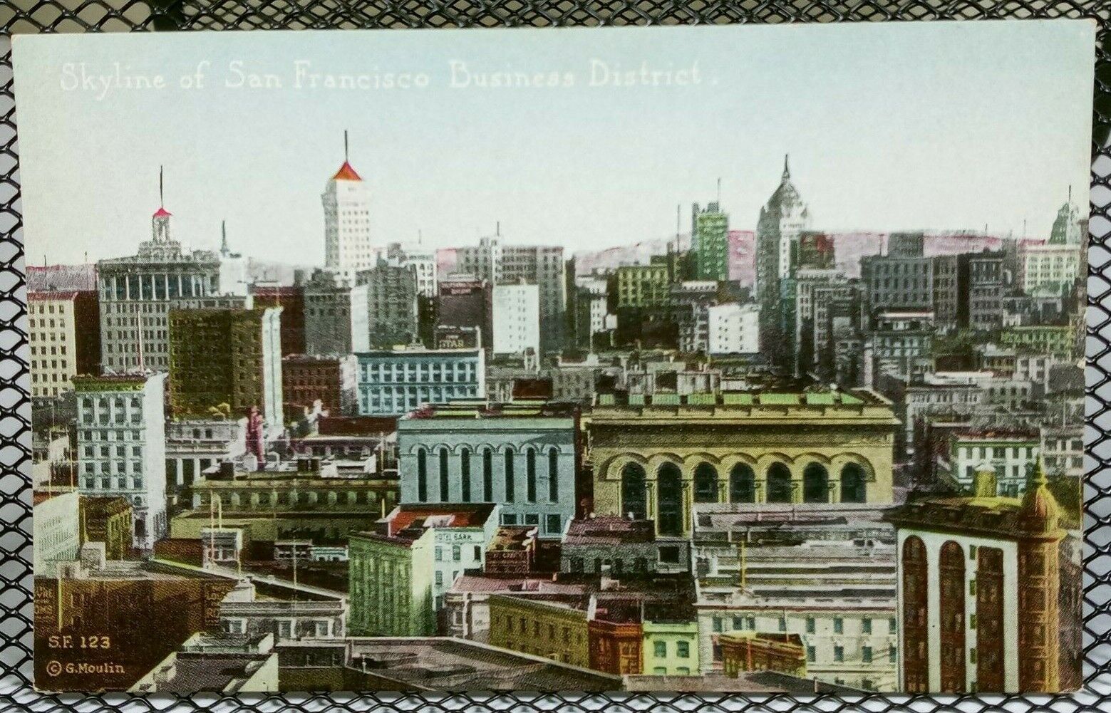 c1900\'s San Francisco Downtown District Skyline CA Antique Postcard