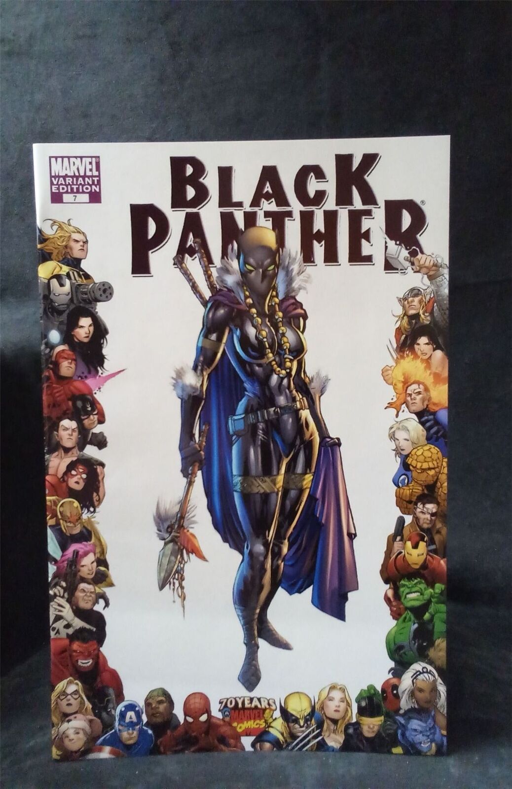 Black Panther #7 70 Years Cover 2009 Marvel Comics Comic Book 