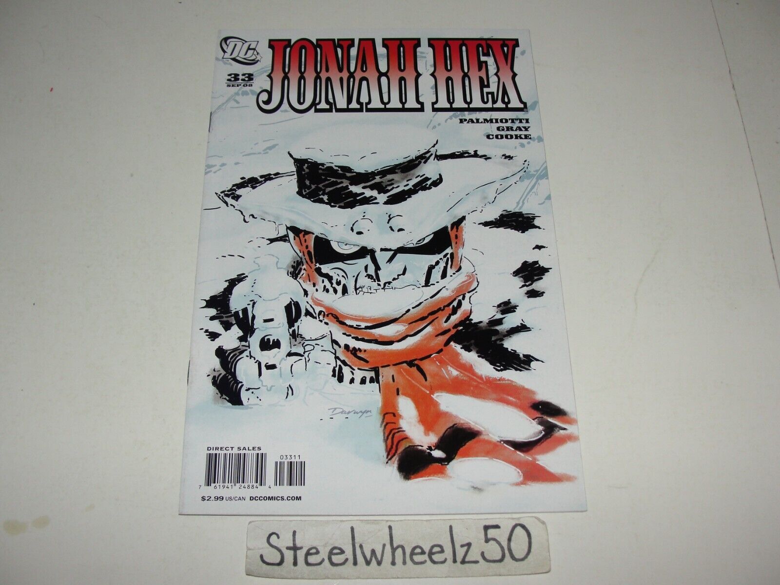 Jonah Hex #33 Comic DC 2008 Western Jimmy Palmiotti Justin Gray Darwyn Cooke HTF