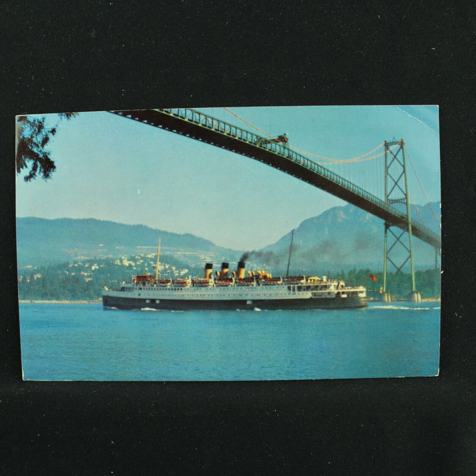 VTG POSTCARD - CANADA - 1956 VANCOUVER - C.P.R. PRINCESS JOAN - SHIP - POSTED
