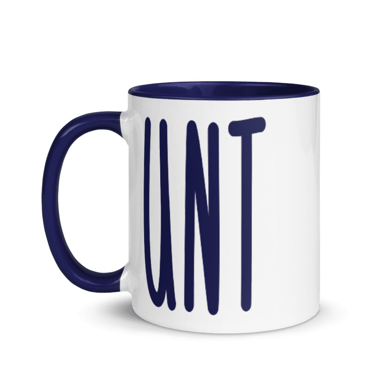 Unt with a C Coffee Mug with Color Inside