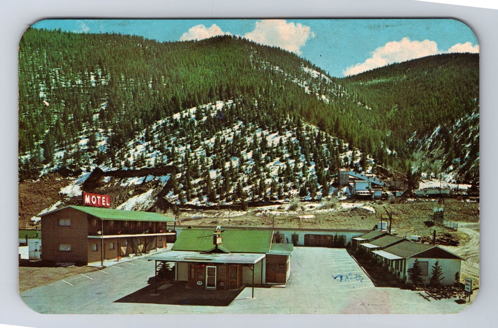 Idaho Springs CO-Colorado, Peoriana Motel, Advertising, Vintage Postcard