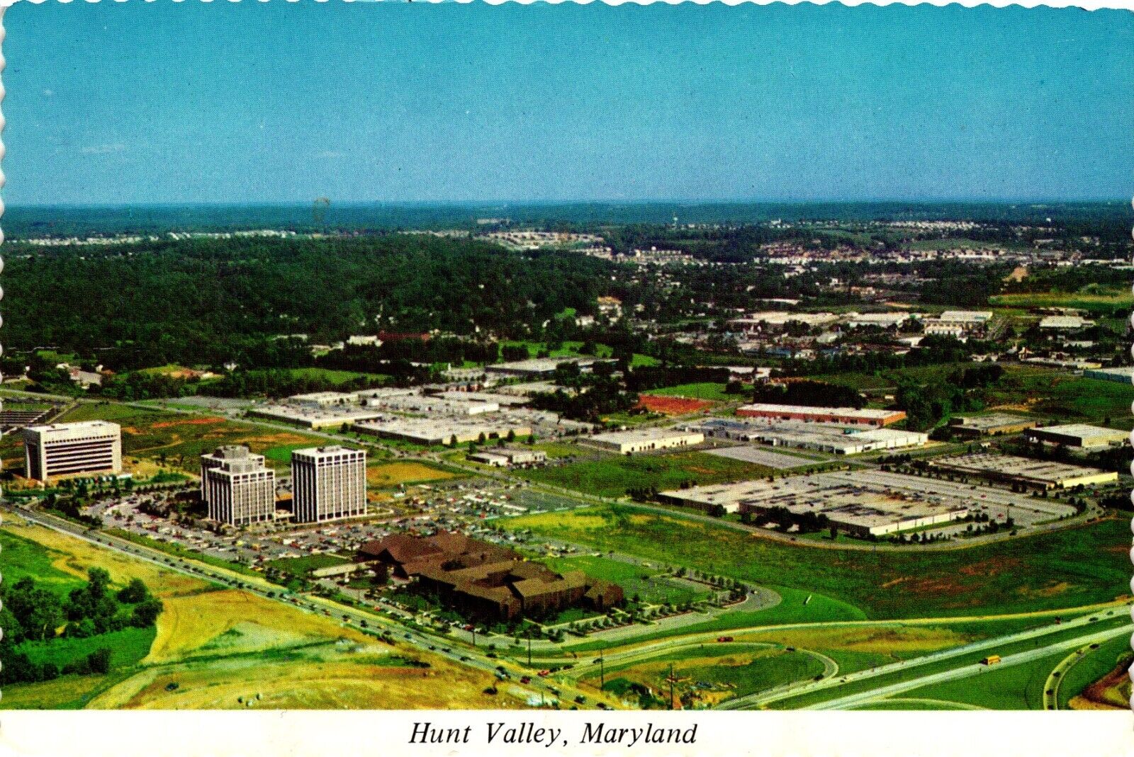 Hunt Valley Maryland Postcard