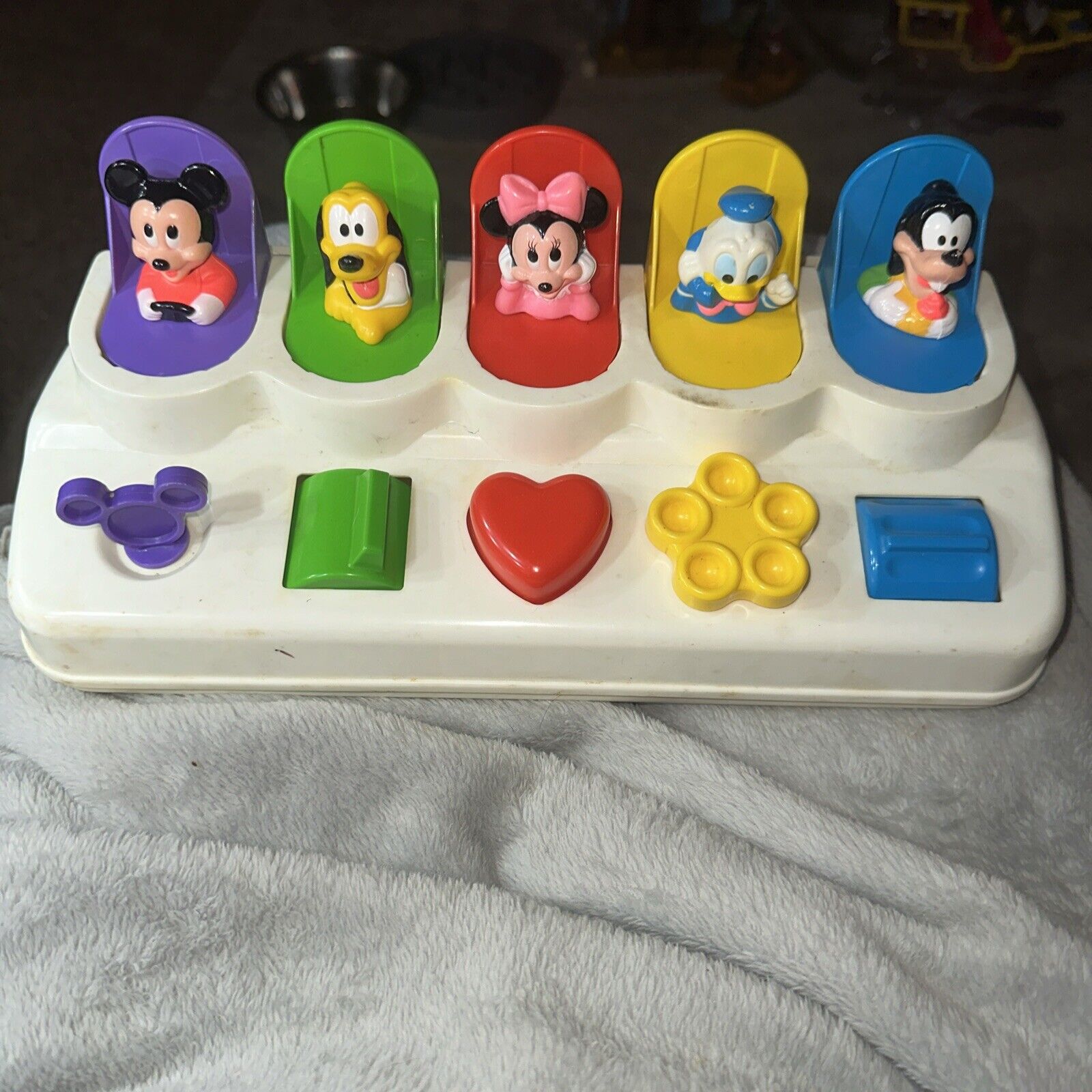 Vintage Disney Mattel Mickey Mouse Friends Pop-Up Children’s Toy