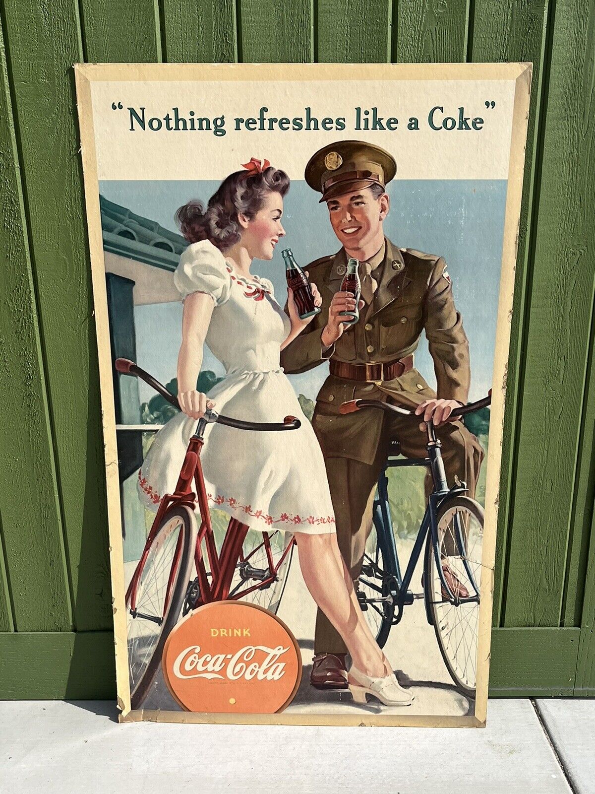 Vtg 1943 WWII Coca Cola \