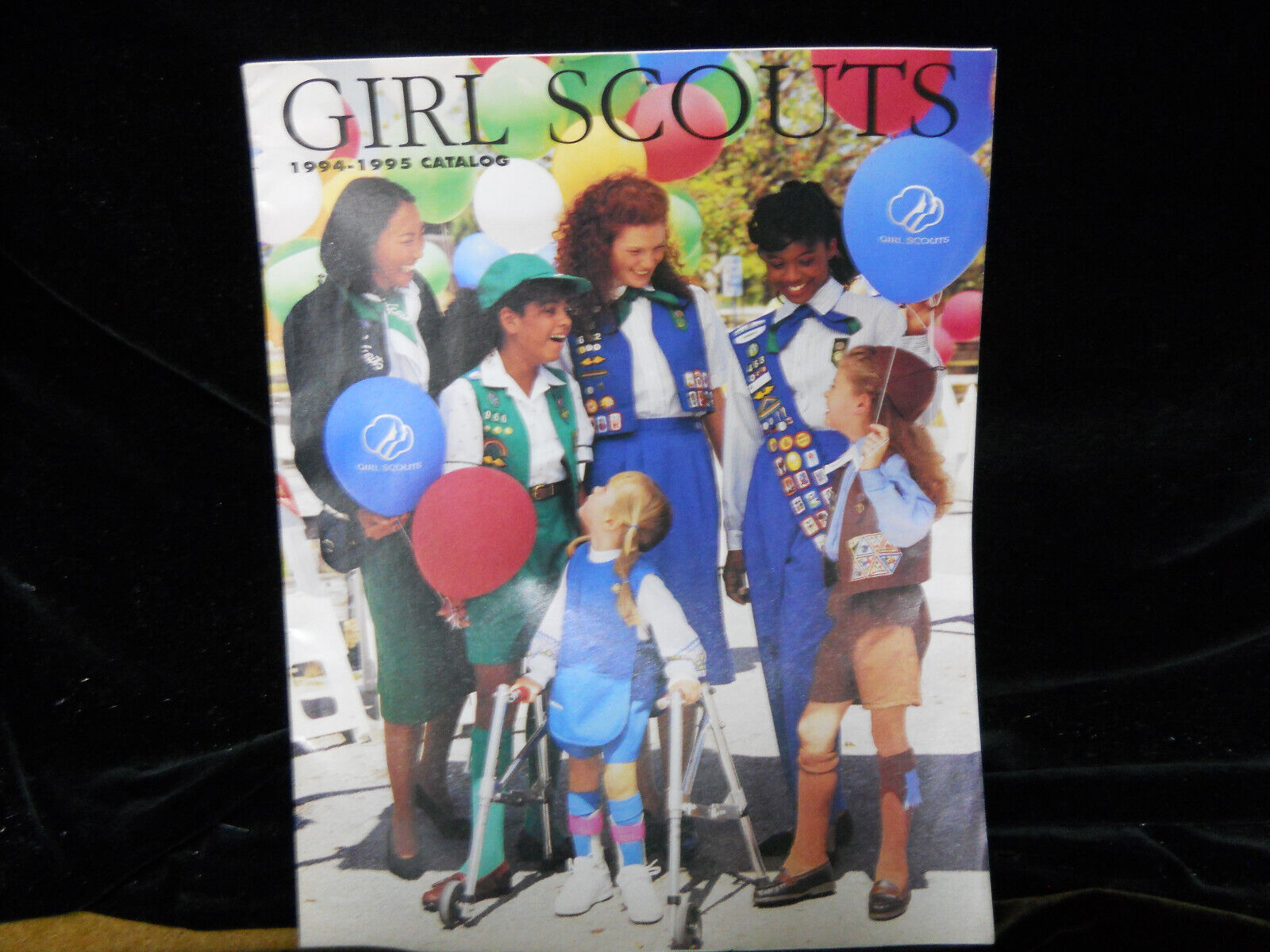 Vintage 1994 1995 GSA Girl Scouts Catalog Clothing Uniform Camping Badges Kids
