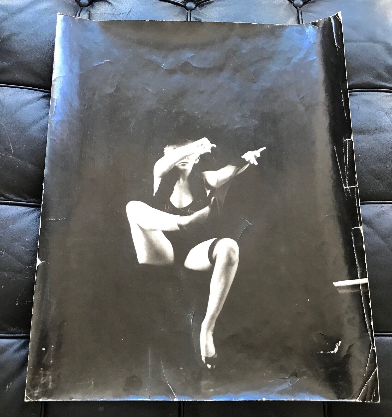 Rare Milton Greene Marilyn Monroe Photograph Signed from The Black Sitting AS IS