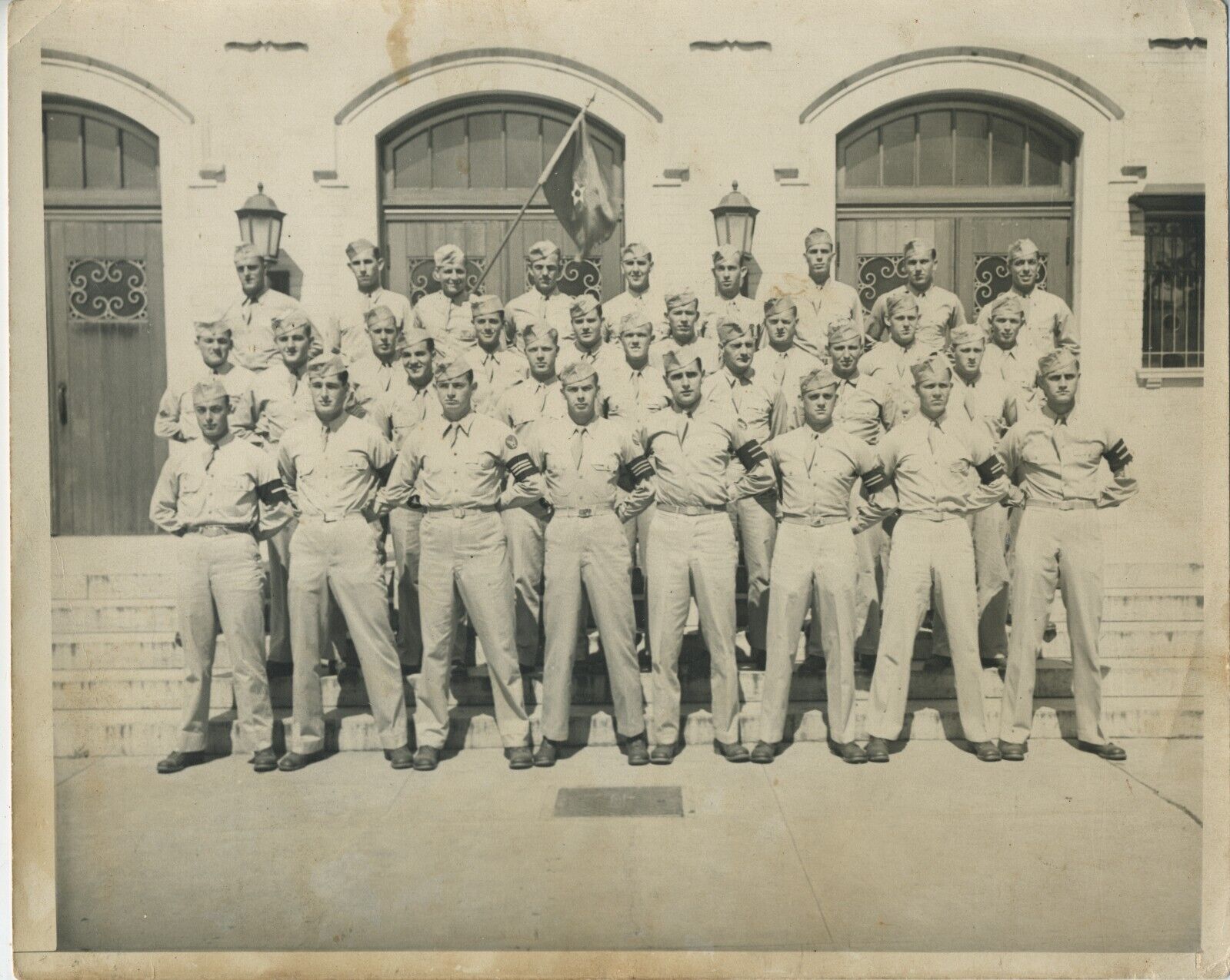 Vintage 1950s Group Photograph Air Force Personnel 8x10