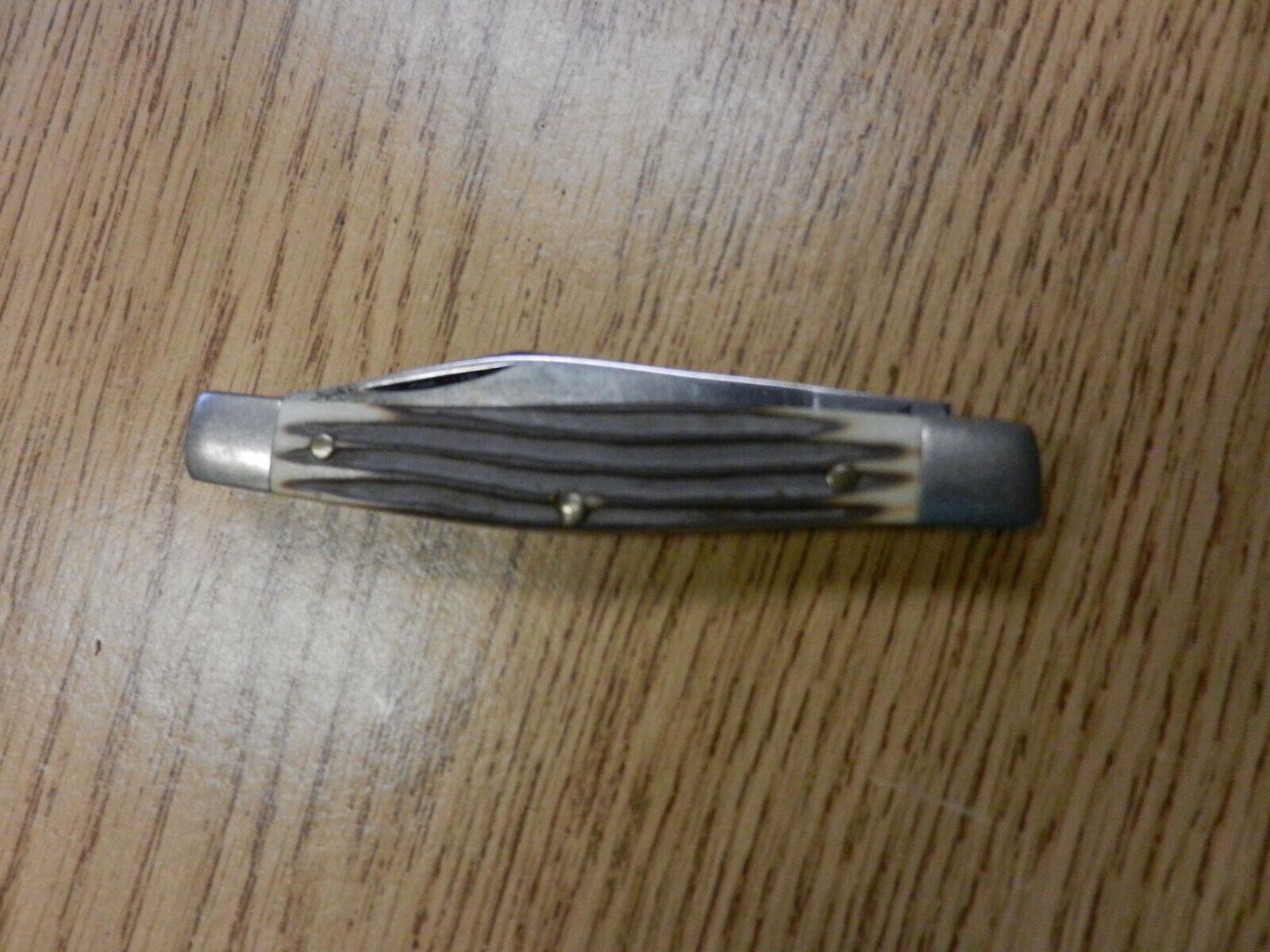 1979 Queen Steel #2 2 Blade Pocket Knife W/ delrin Handles 3 1/4\