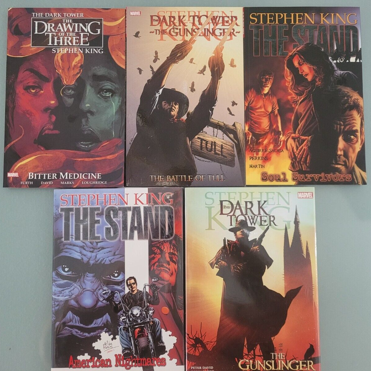 STEPHEN KING THE DARK TOWER / THE STAND SET OF 5 TPB COLLECTIONS MARVEL COMICS