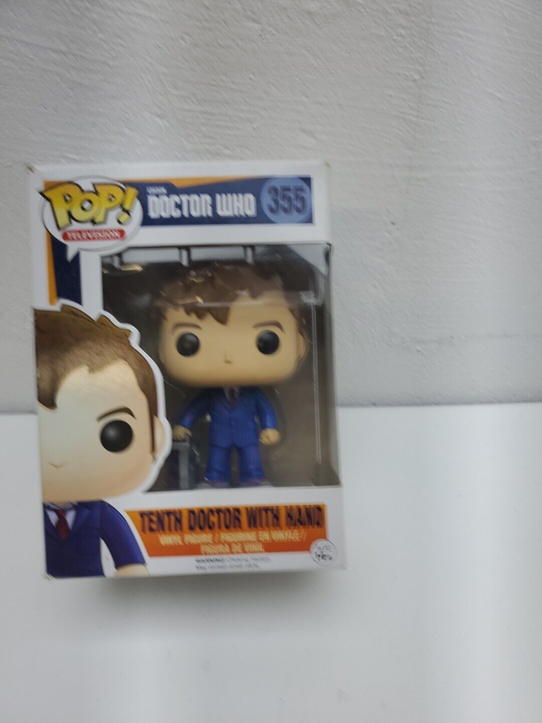 Funko Pop Television Doctor Who Tenth Doctor with Hand #355 Vinyl Figure In Box