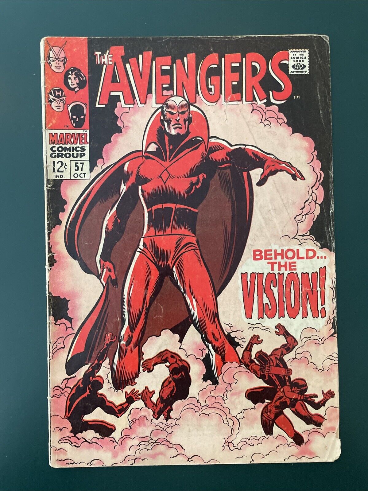 Avengers #57 October 1968 First Appearance Silver Age Vision Nice