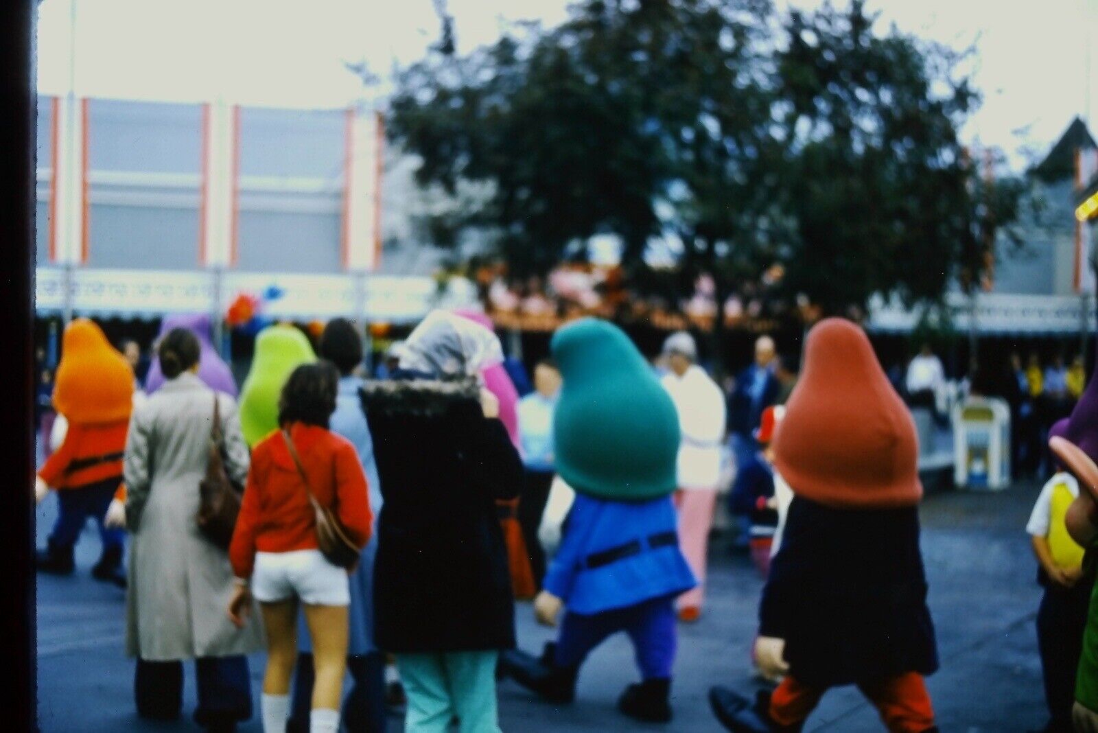 c1960s-70s Disneyland~Snow White\'s Seven Dwarves~Vintage OOAK 35mm Slide