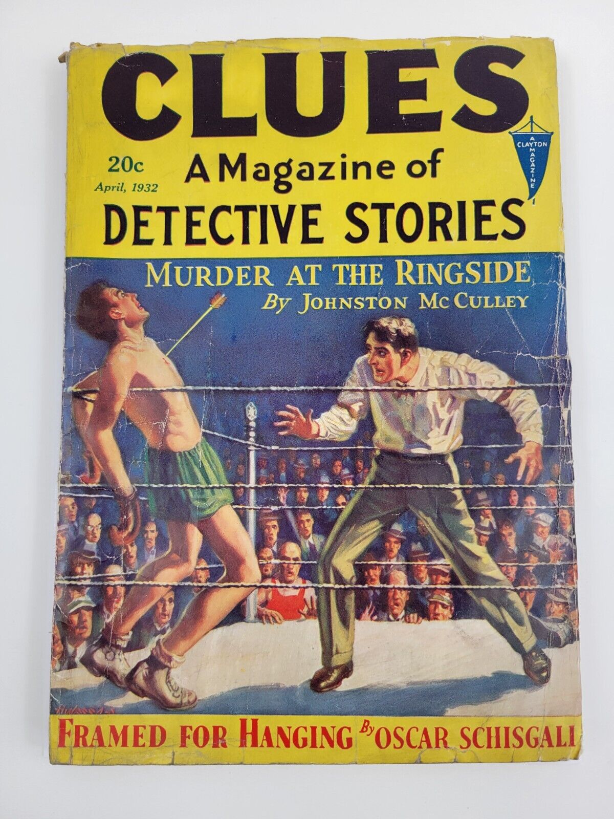 Clues Detective Stories Pulp Magazine April 1932 \