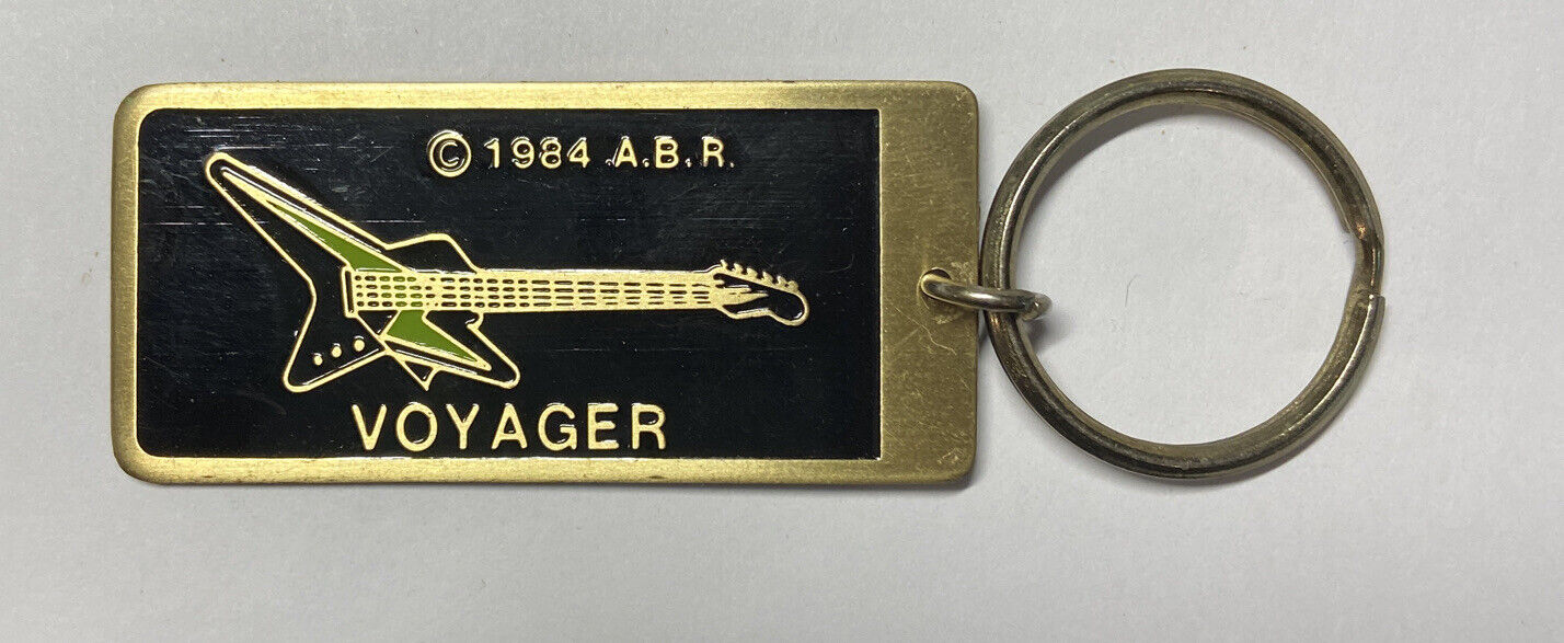 Vintage Voyager Guitar 80’s,  1984 Metal Keychain Key Ring KRAMER