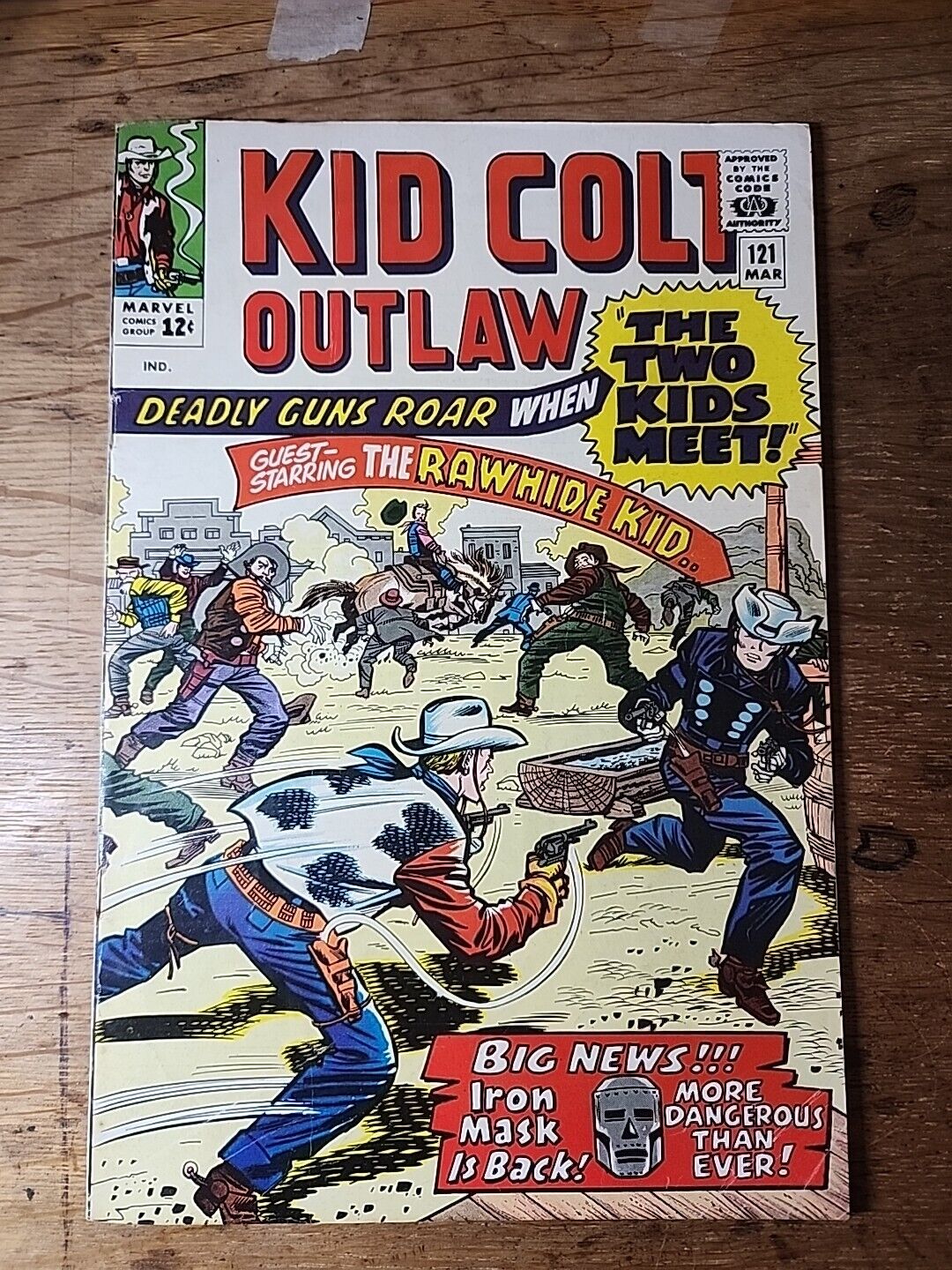 Kid Colt Outlaw Issue 121 March 1965 - Marvel Silver Age Cowboy Comic