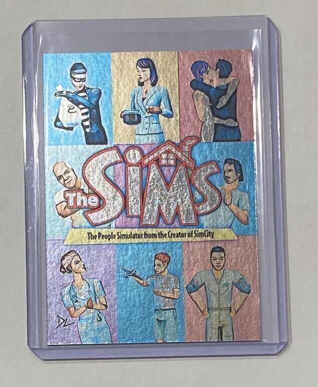 The Sims Platinum Plated Artist Signed “Be Someone Else” Trading Card 1/1