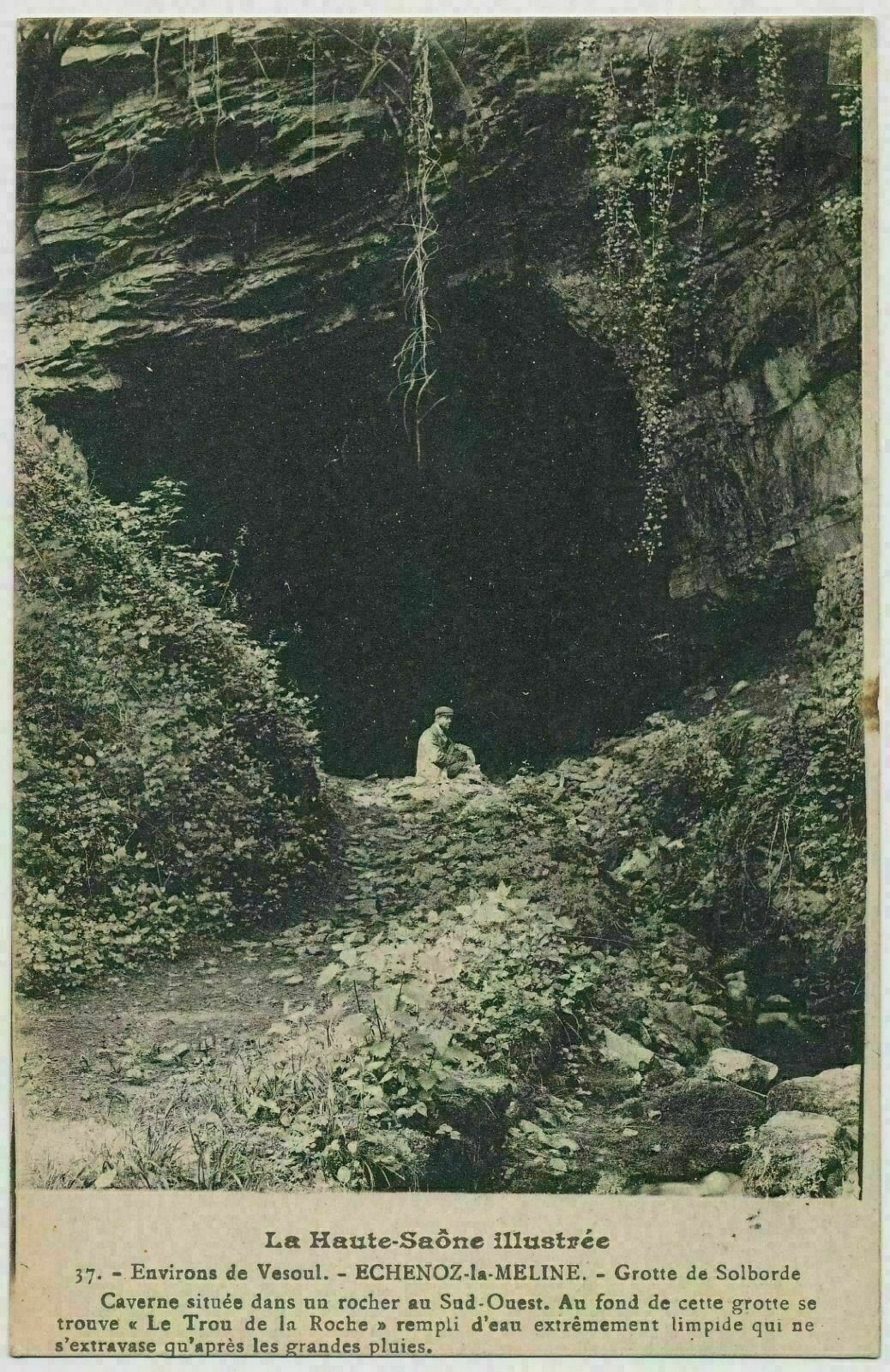 France - Haute-Saone, Echenoz-la-Meline, Grotto Solborde - Cave, Caverns