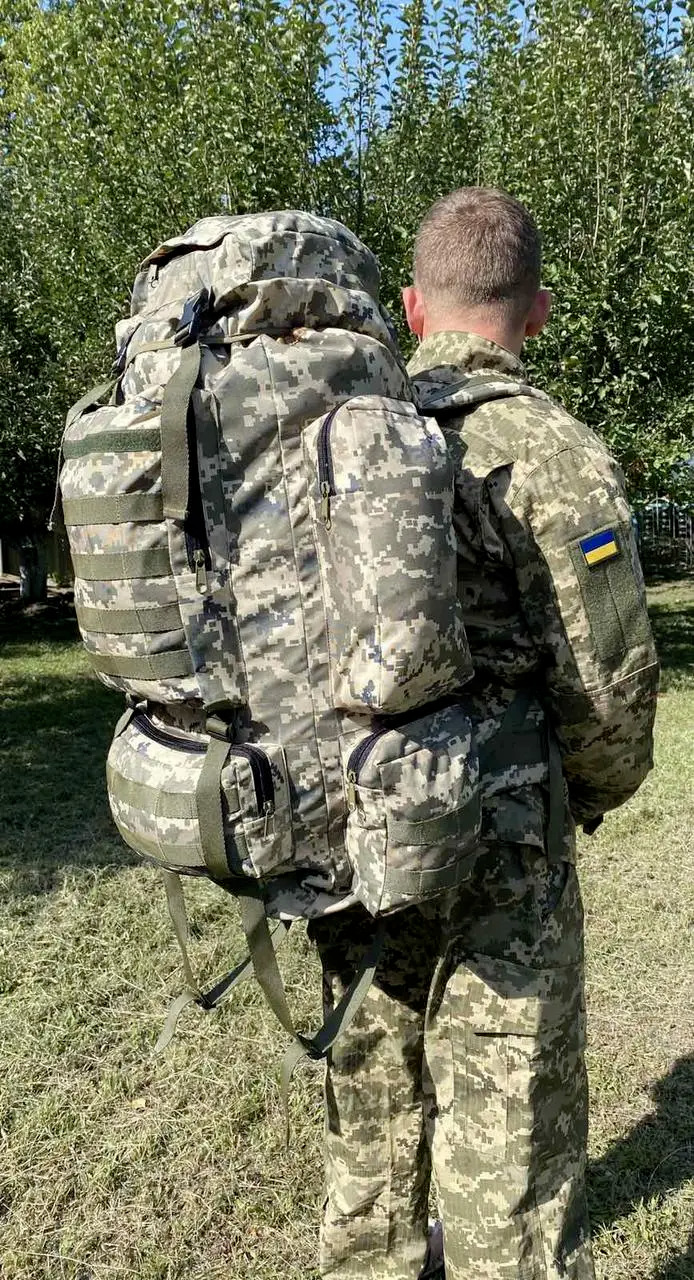 110 L Ukraine Tactical backpack military army backpac Lighter version UA digital