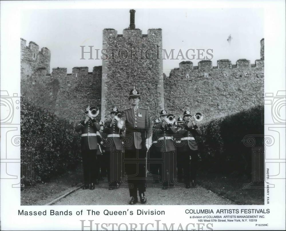 1993 Press Photo Massed Bands of The Queen\'s Division - spa77947