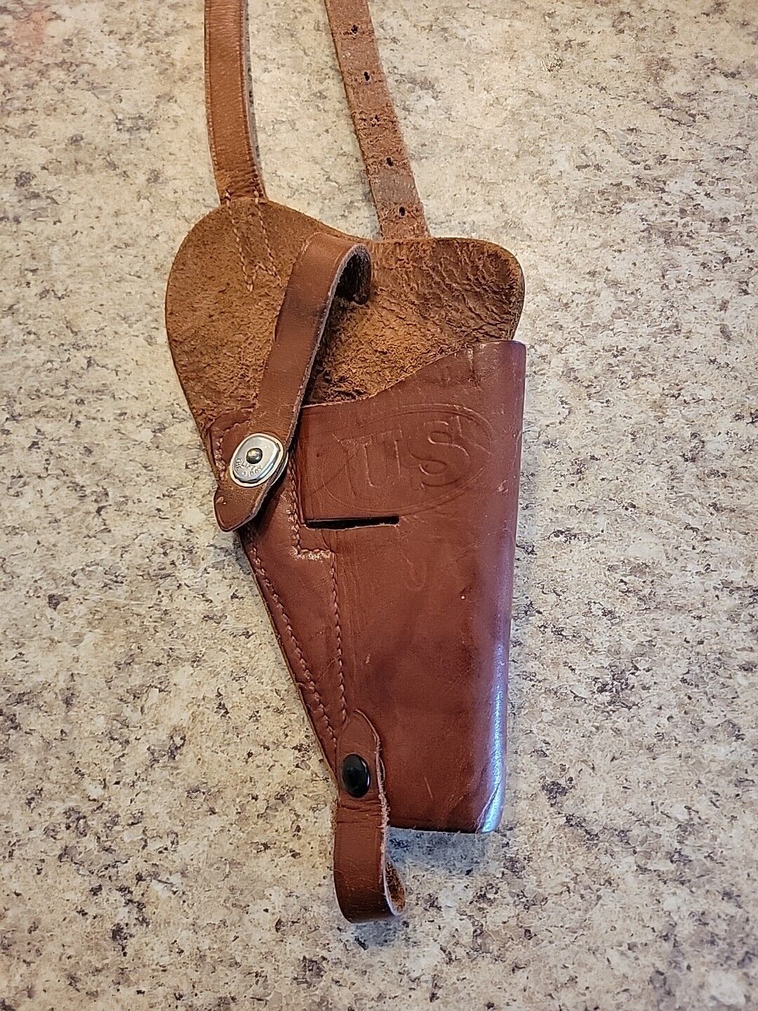 WWII 1943 US Sears Saddlery Company  Auto Shoulder Holster