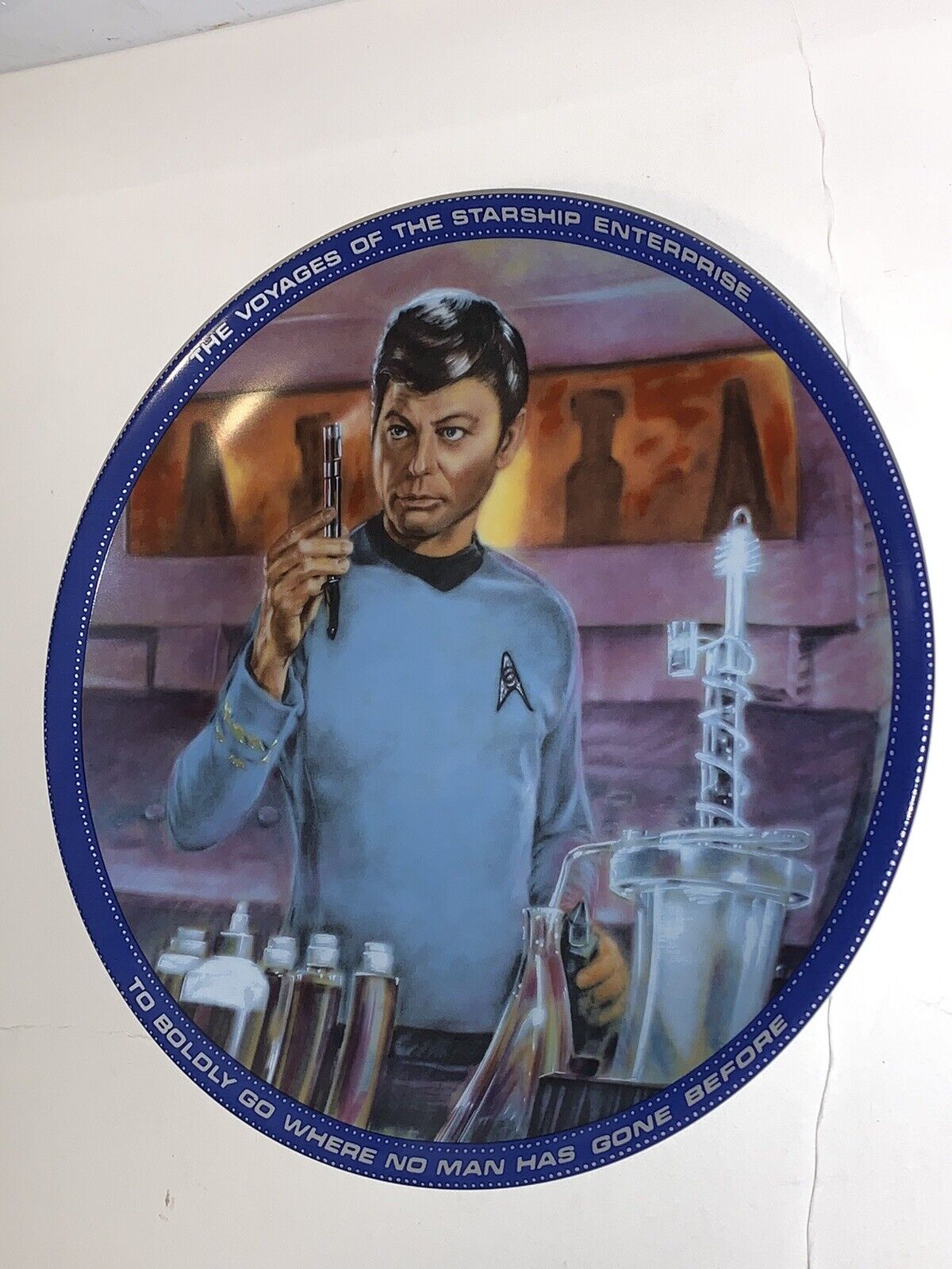 1983 Star Trek Leonard McCoy Collector Plate #2 Ernst Mint Condition