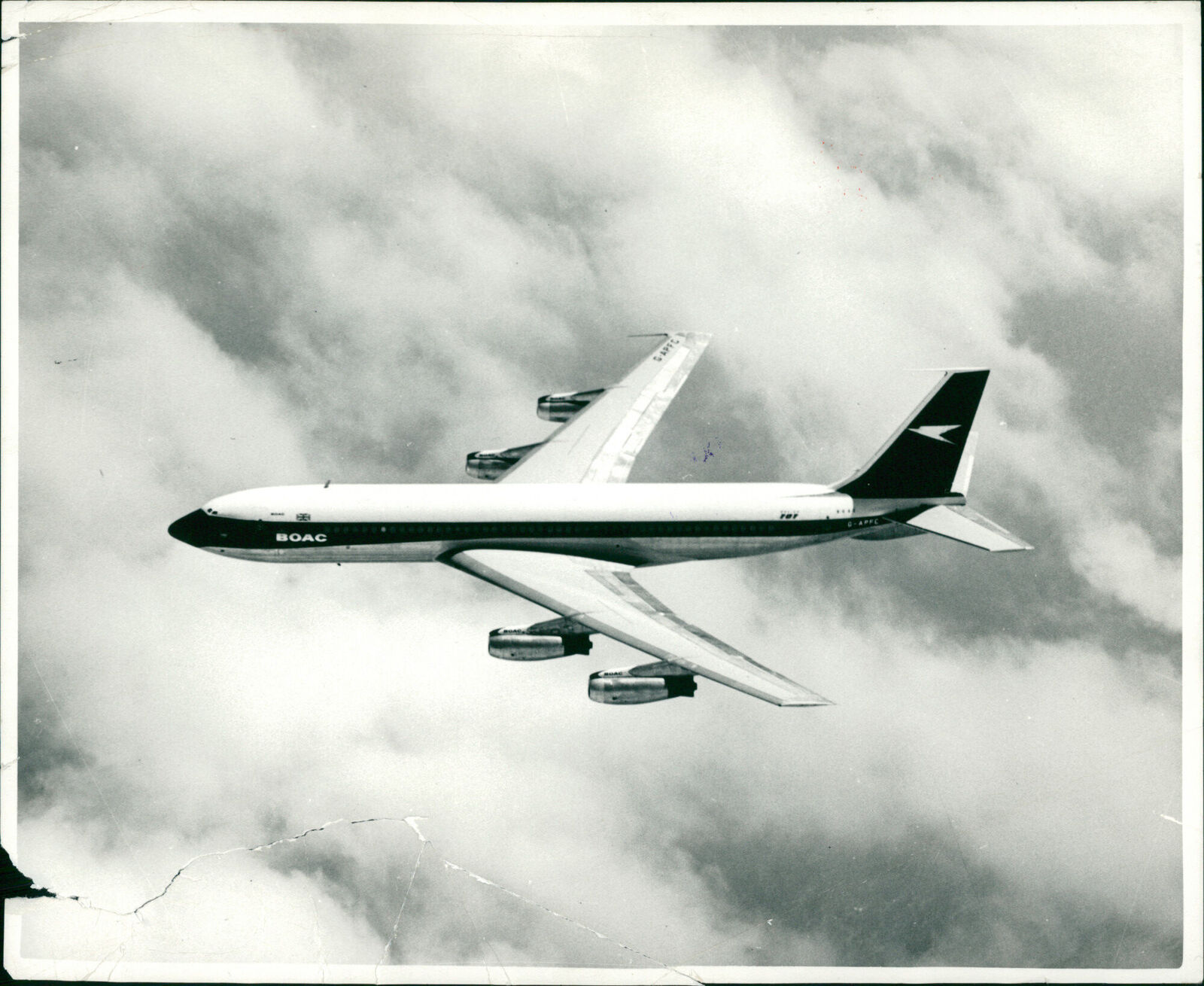 Aircraft: Civil: Boeing 707 - Vintage Photograph 1053915