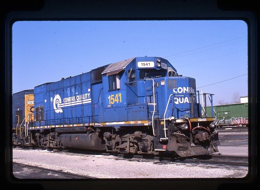 Original Railroad Slide CSX CSXT 1541 GP15-1 at Riverdale, IL