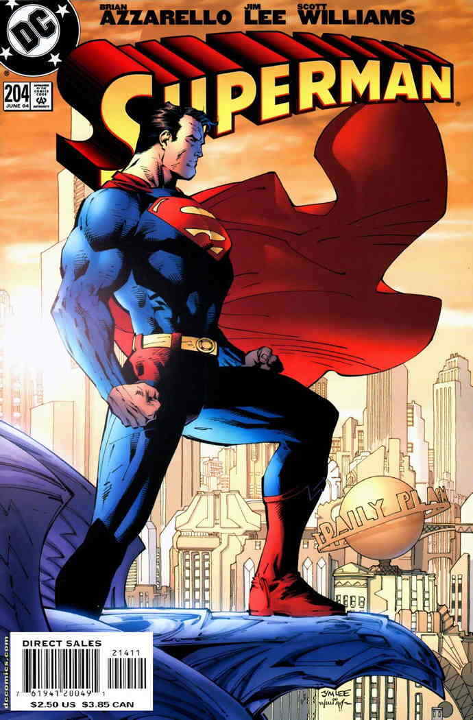 Superman (2nd Series) #204 VF/NM; DC | Jim Lee Brian Azzarello - we combine ship