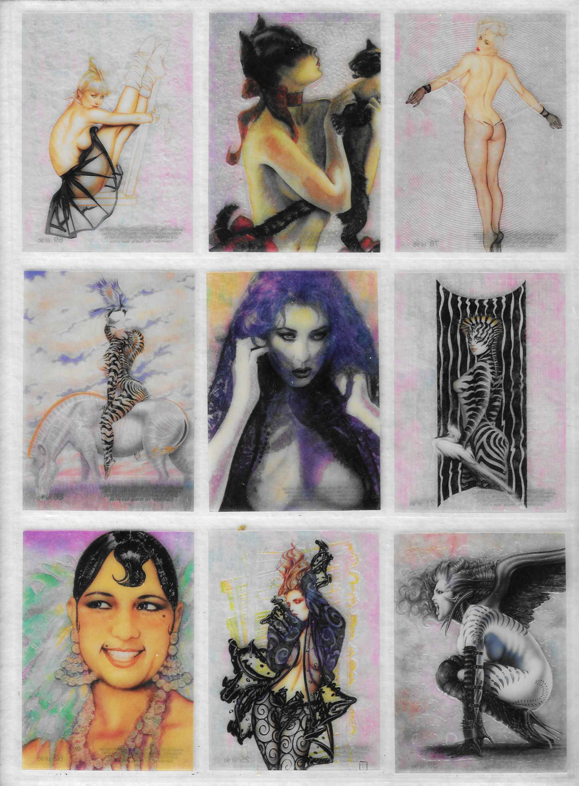 9 Olivia De Berardinis Clearly Olivia Mint Clearchrome Cards Mint Sexy
