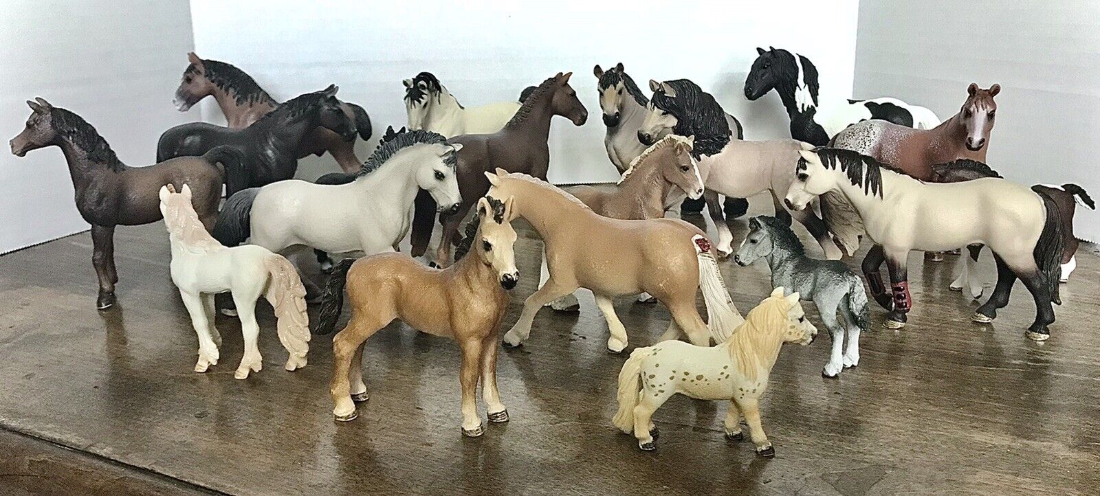 Large Schleich Horse Lot from 2014-2016 - Retired and Some Rare - 19 in Total
