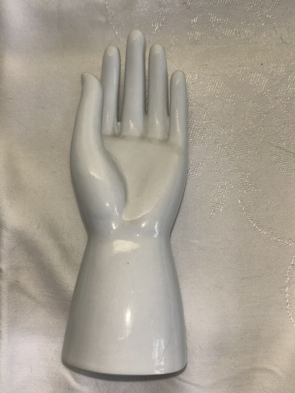 VTG K’s Collection Porcelain Left Hand Sculpture Figurine Fingernails 7.5” EUC