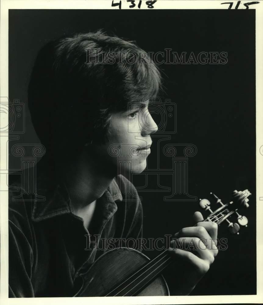 1981 Press Photo Maurice H. Sklar, New Orleans Violinist - nop86272