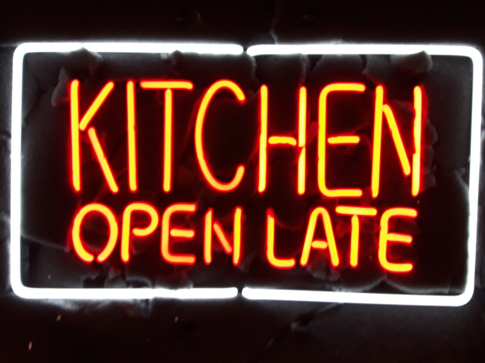 Kitchen Open Late Neon Light Sign 20