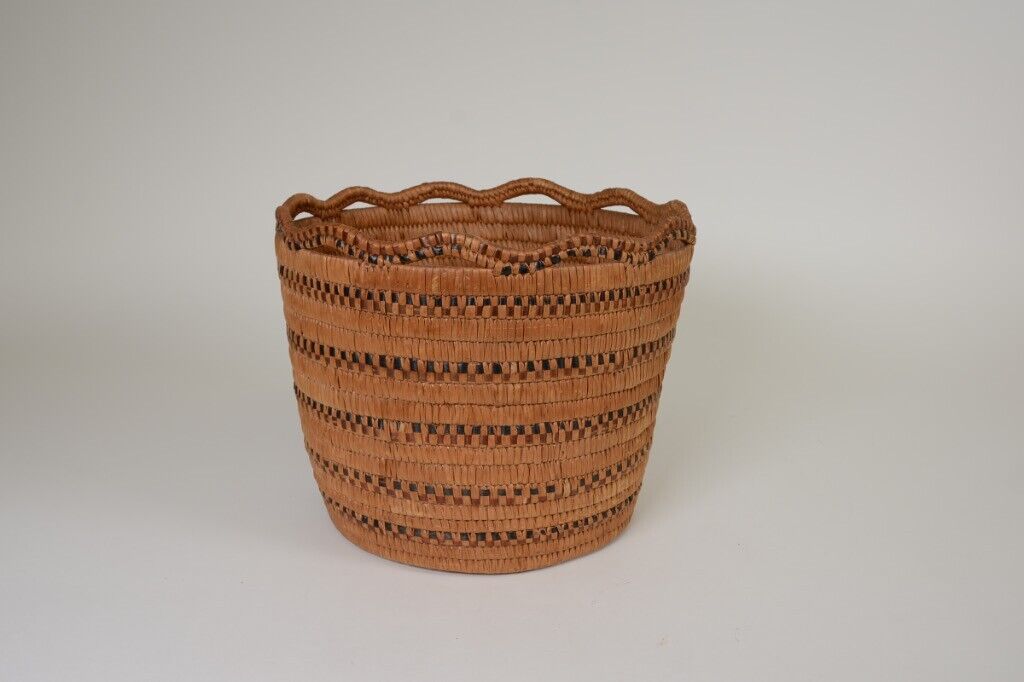 Flathead Salish Indian Basket