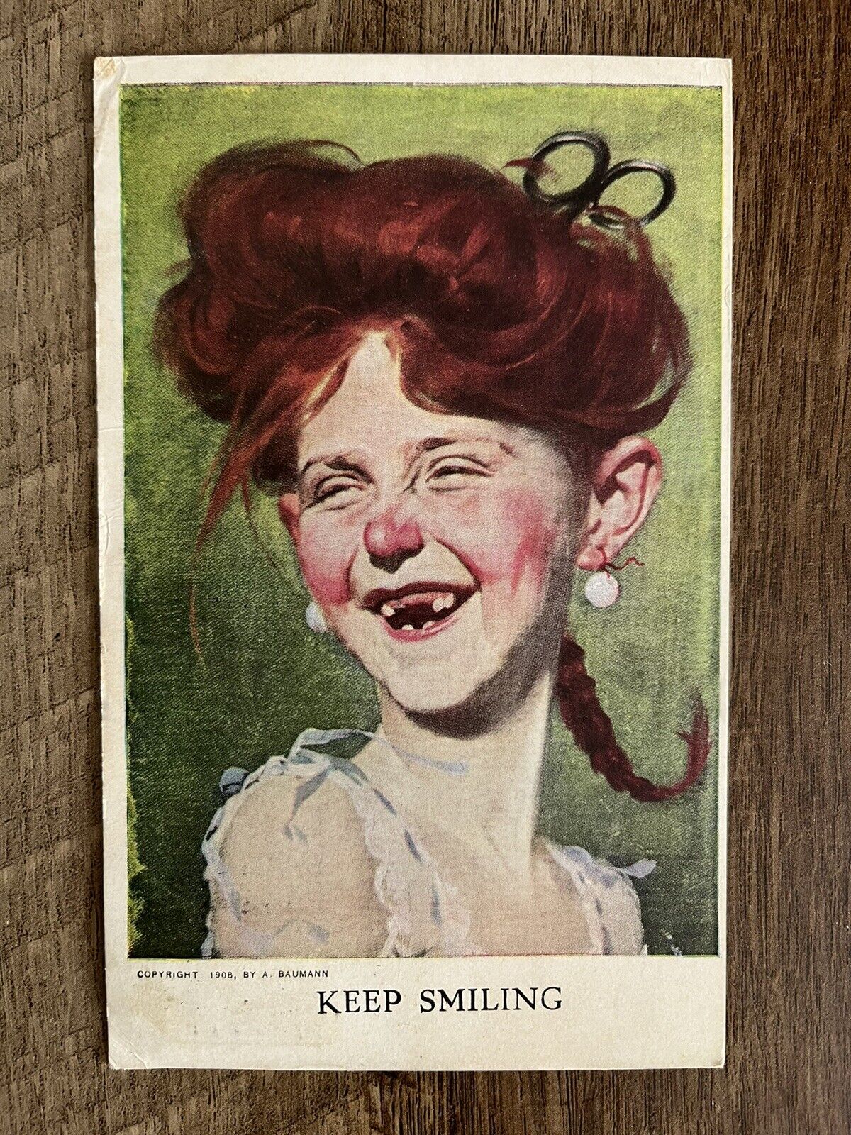 1909 Keep Smiling - Brooklyn, NY - Posted Antique Postcard