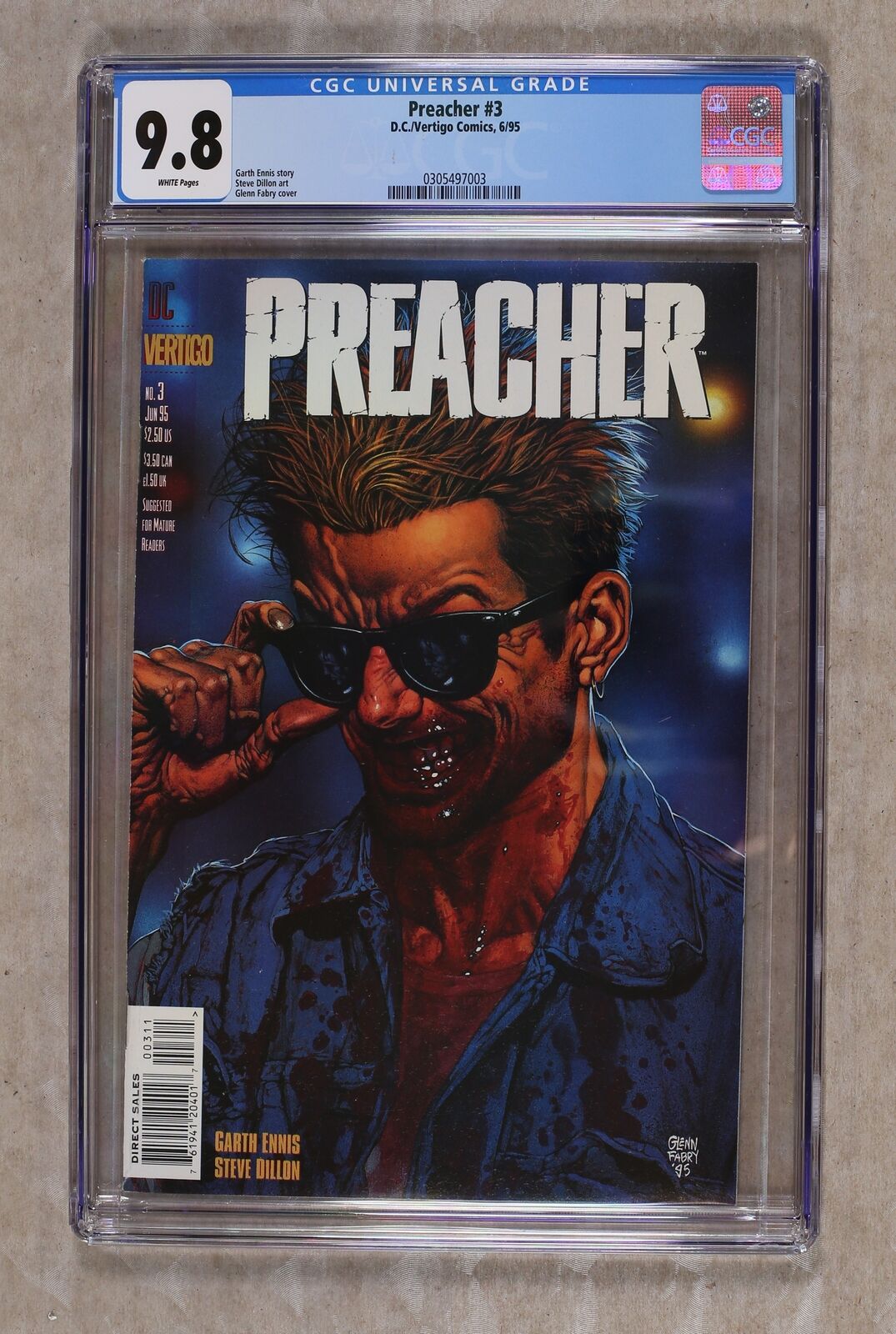 Preacher #3 CGC 9.8 1995 0305497003