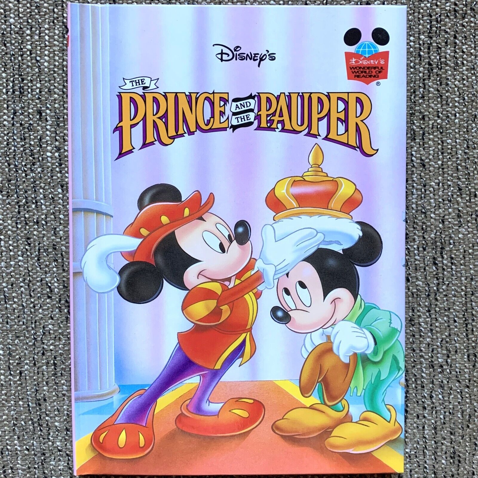 NEW The Prince &The Pauper First Edition1993 Disney Wonderful World Grolier Book