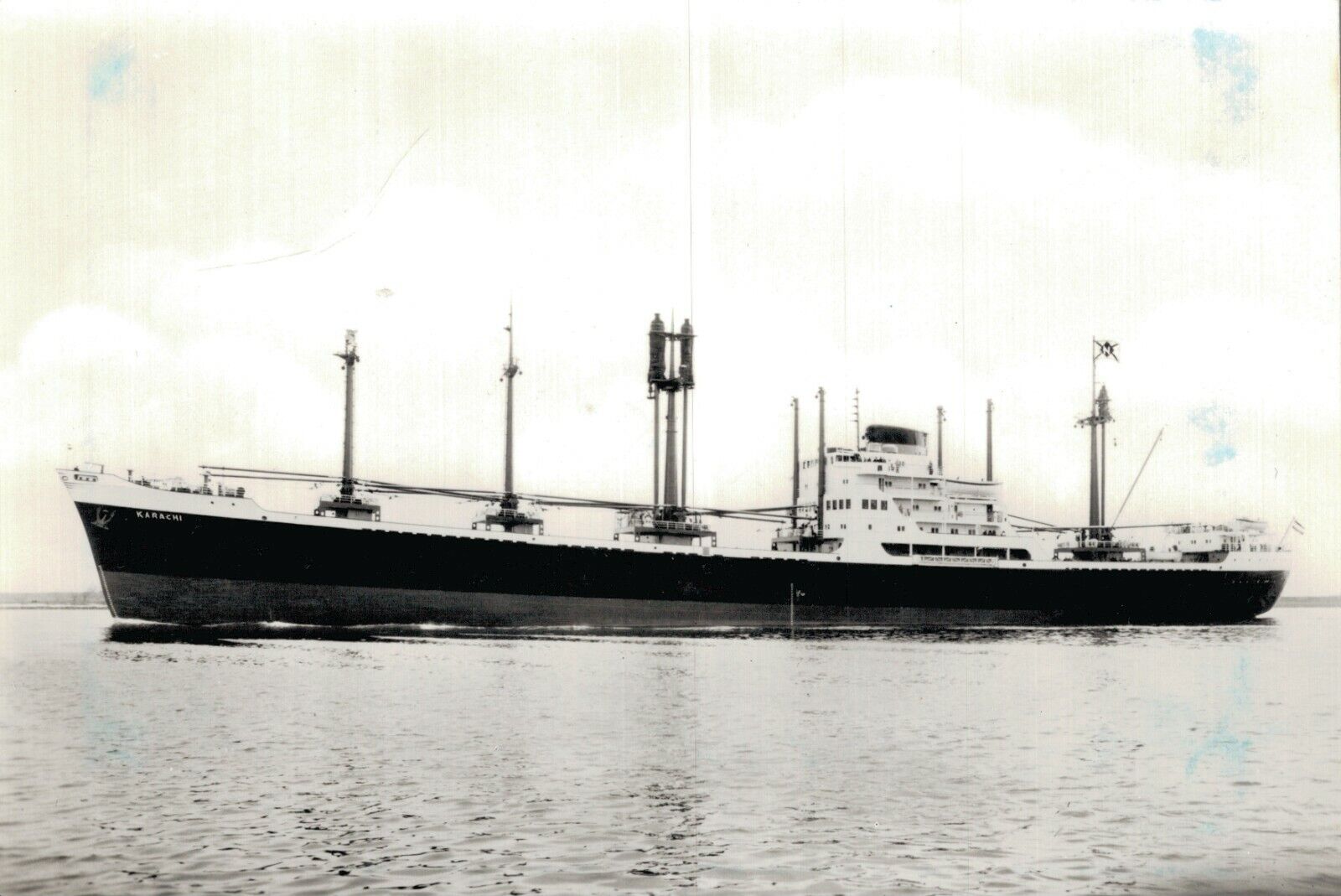 Nautica M.S Karachi Dutch Steamship Company RPPC BP1