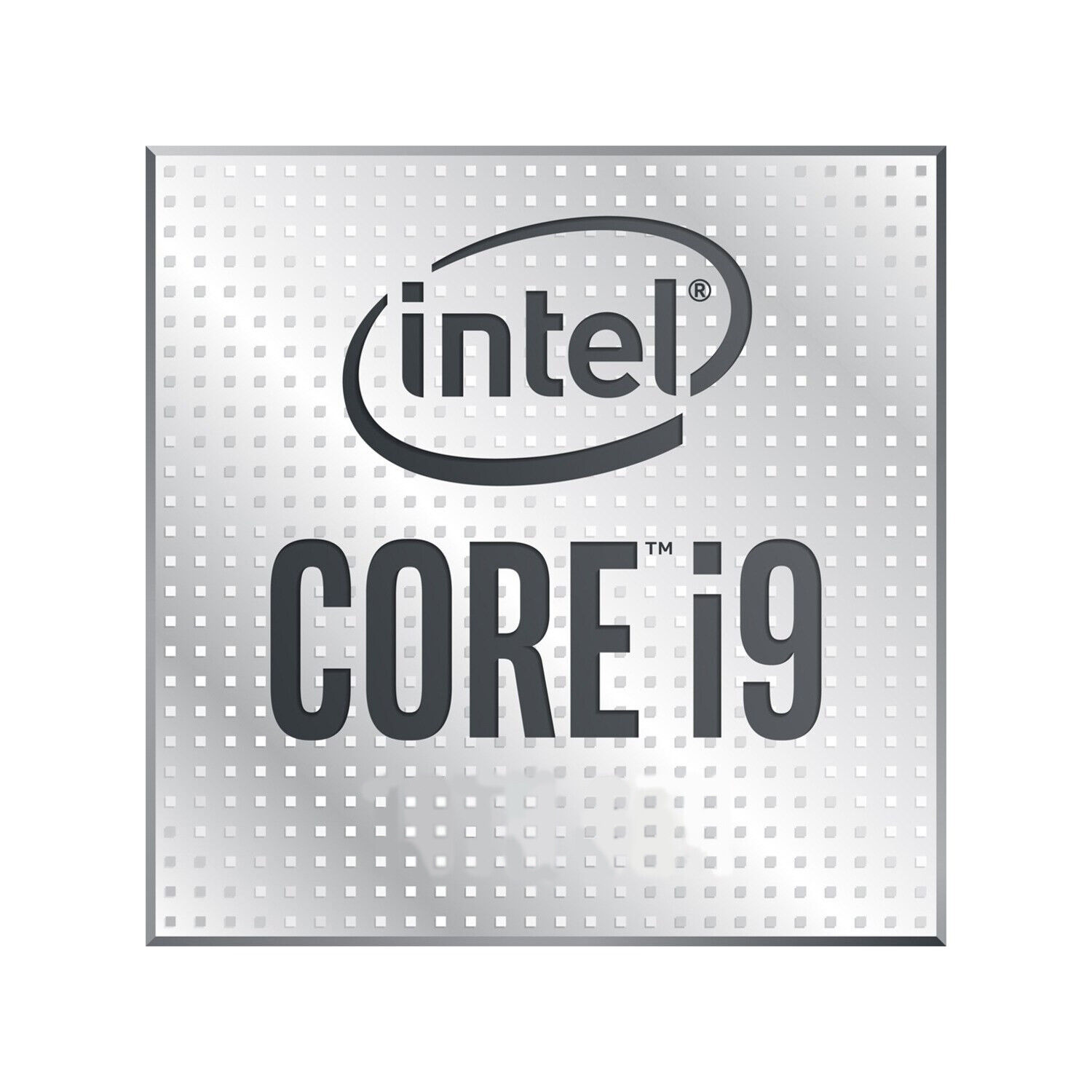 50PCS Intel Core i9 Silver Sticker Case Badge Genuine USA Wholesale OEM Quality