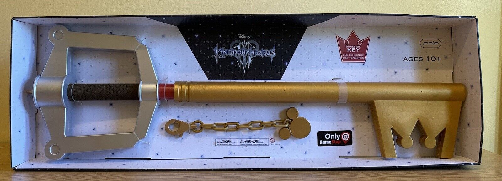 PDP Disney Kingdom Hearts III Darkside Key Mickeys Keyblade NEW