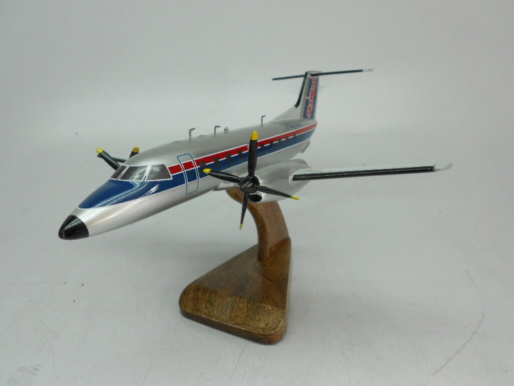 EMB-120 Skywest Embraer Airplane Desktop Wood Model Regular  