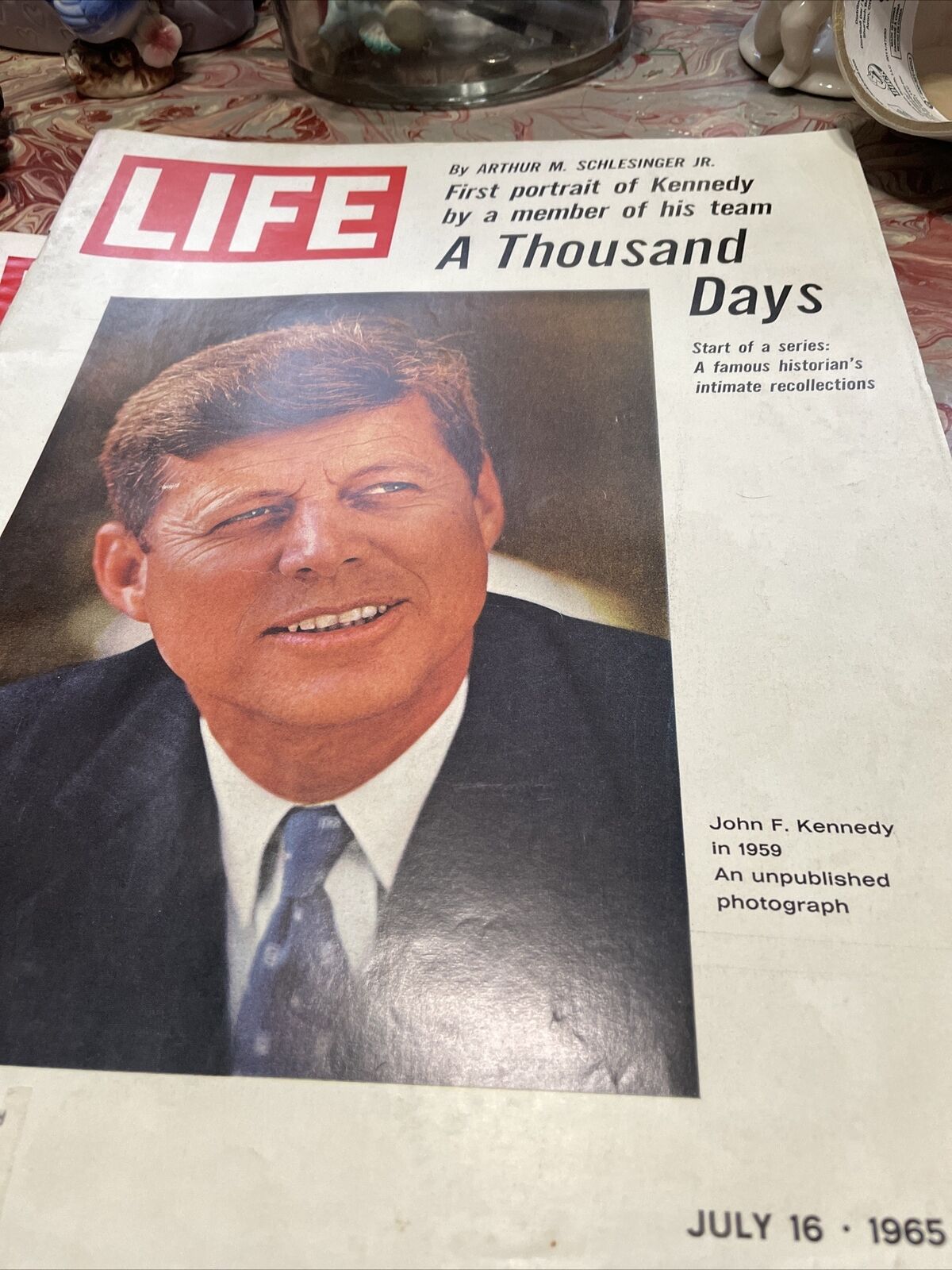 2 LIFE Magazines  Of JFK
