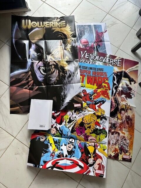 Mixed Lot Of 25 Marvel Promo Posters 24X36 Wolverine, Spidey, X-Men, Venom