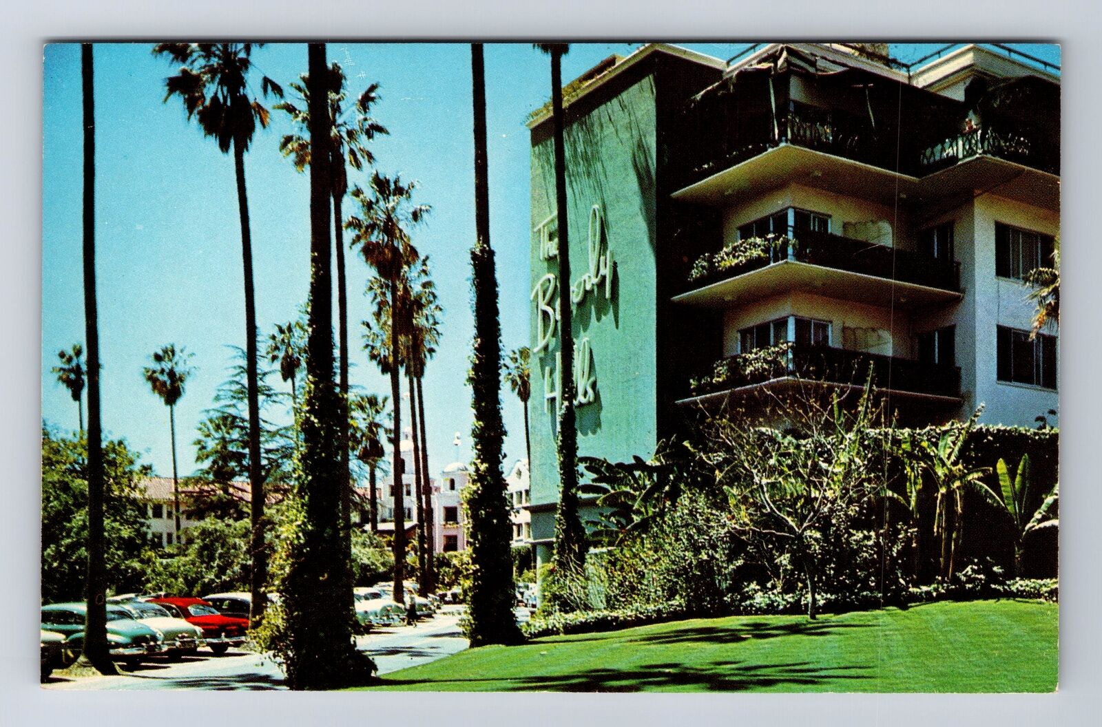 Beverly Hills CA-California, Beverly Hills Hotel Advertising, Vintage Postcard