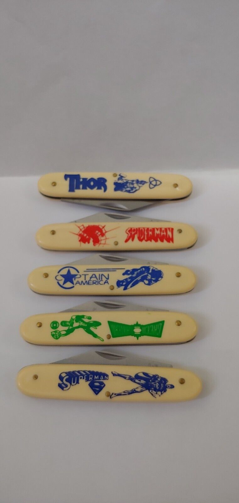 Lot 5 dif movie  character by frost cutlery Novelty Knife new