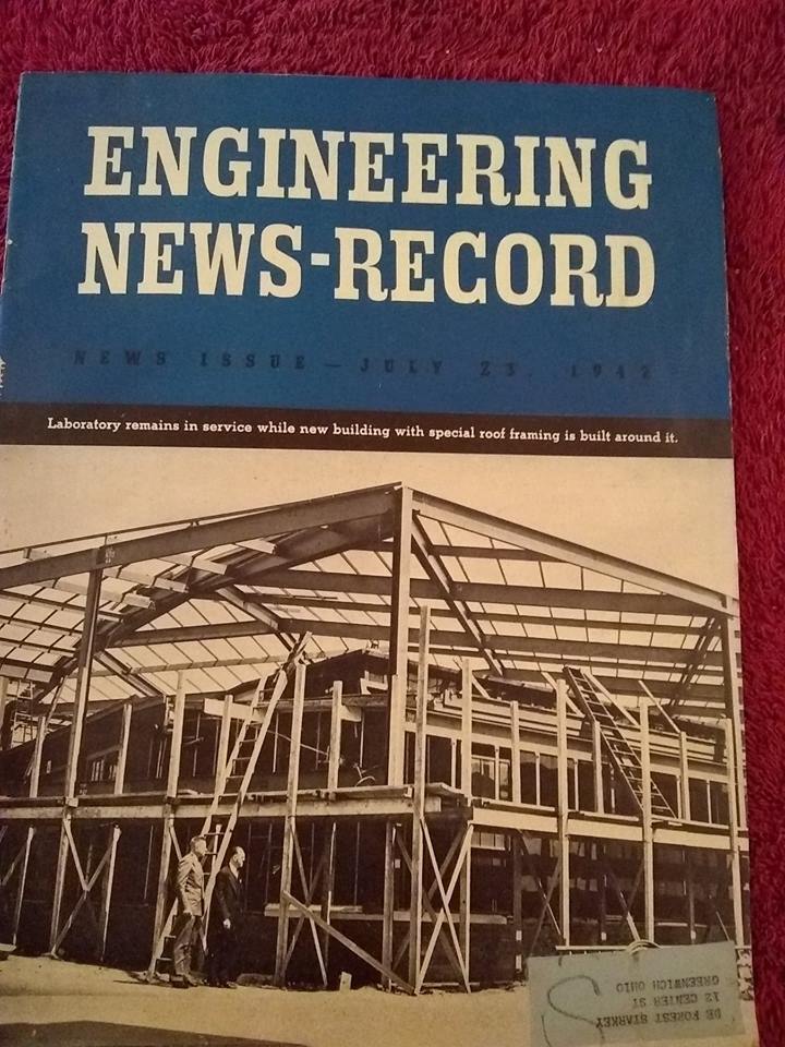 Engineering News-Record Jul 23rd, 1942 News Issue: Diagrid Building Technique