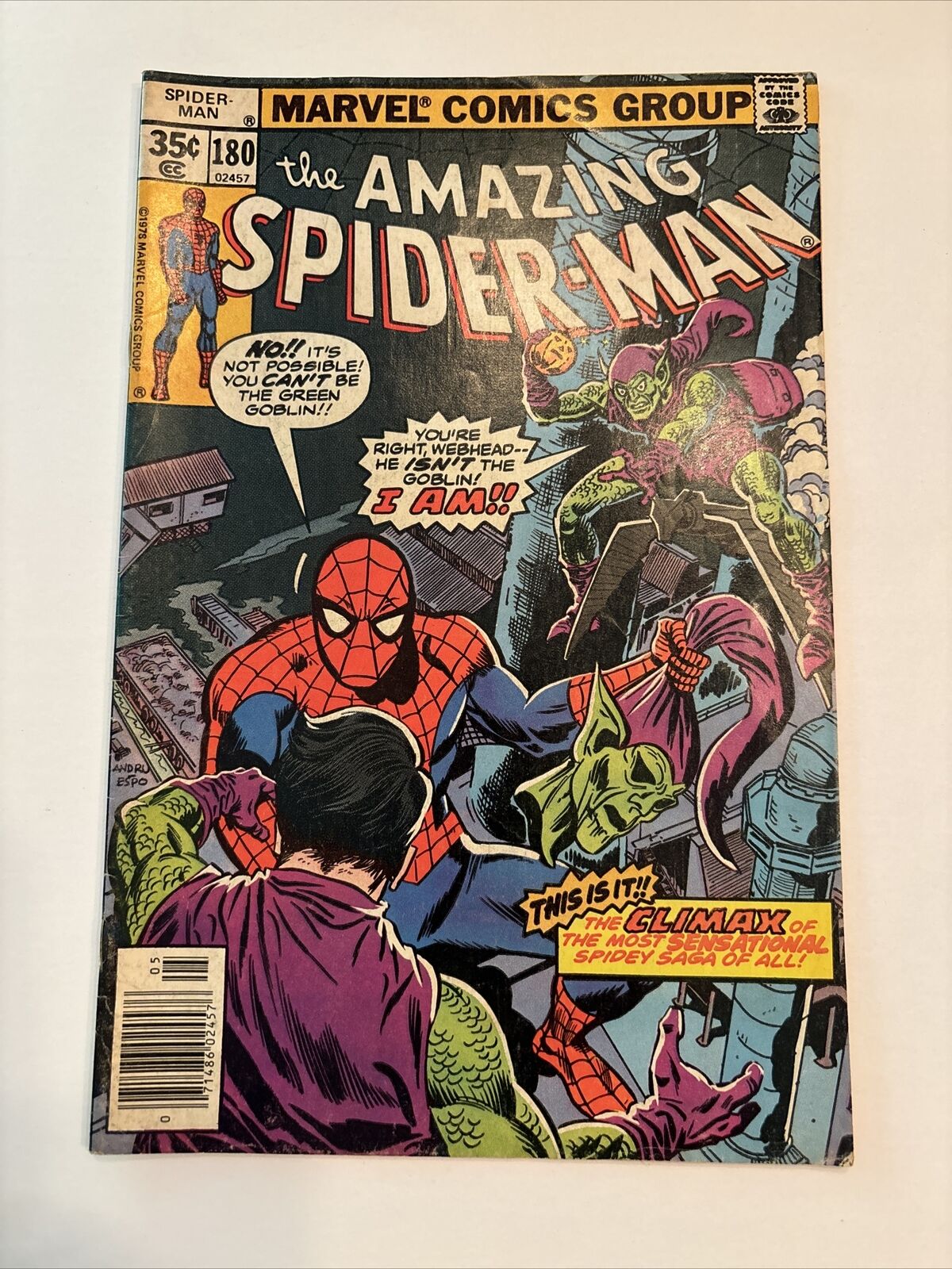 The amazing Spider-Man Comic 180